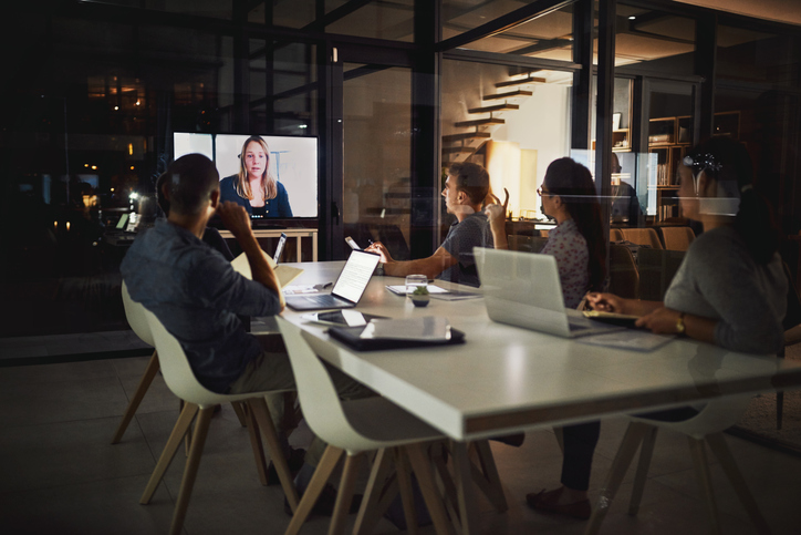 Team collaboration meeting